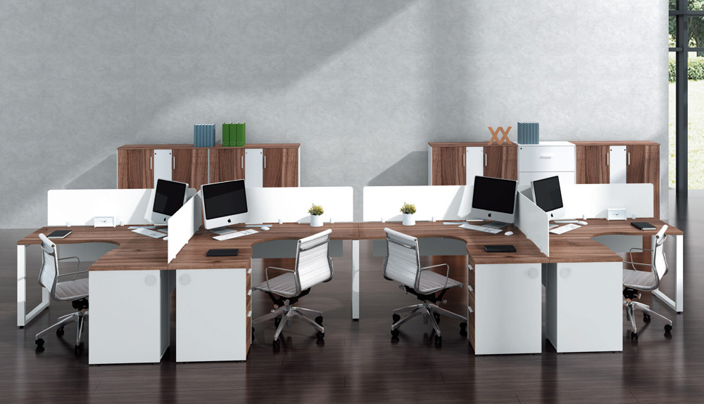 雅典系列职员桌-1-深圳办公家具厂家-办公桌椅定制